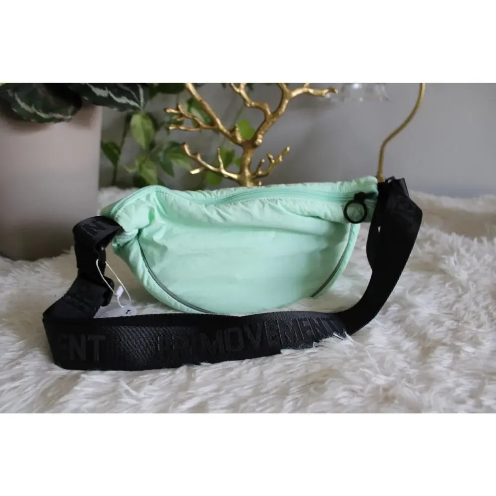 NWT Free People Movement Mint Green Sling Crossbody Belt Bag